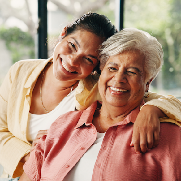 elderly couple
